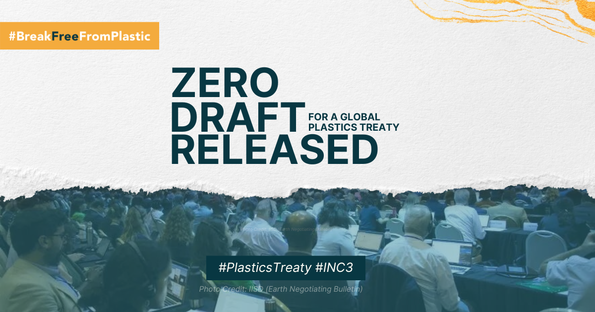 Globales Plastikabkommen:  Zero draft veröffentlicht